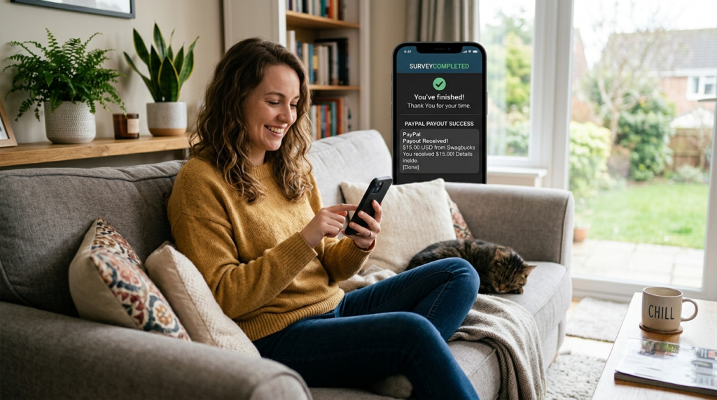 make money taking surveys on smartphone