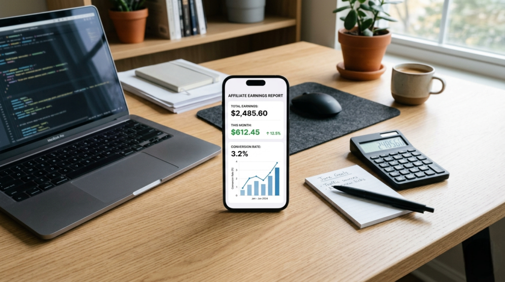 affiliate marketing earnings and analytics for beginners